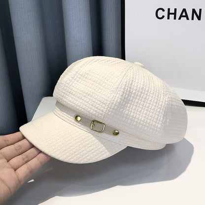 Chapeau béret de style britannique pour femmes 