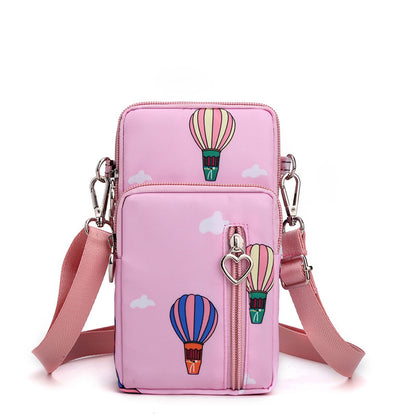 cute Mobile Phone Bag Female Messenger Bag New Korean Version All-match Mini Small Bag Mobile Phone Bag Hanging Neck Coin Purse