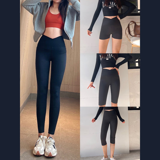 9 Points Seamless Leggings Calf Pants Pencil Pants