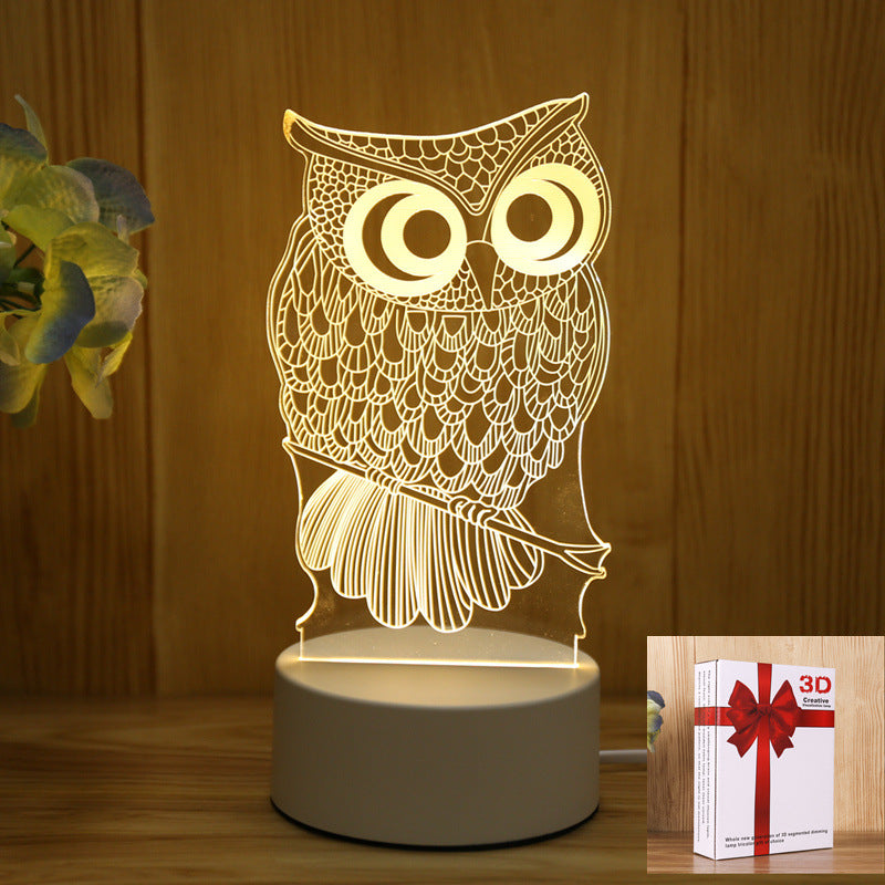 3D Night Light LOGO Welfare Holiday Gift Opening Event Advertising Gift Night Light