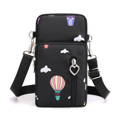 cute Mobile Phone Bag Female Messenger Bag New Korean Version All-match Mini Small Bag Mobile Phone Bag Hanging Neck Coin Purse