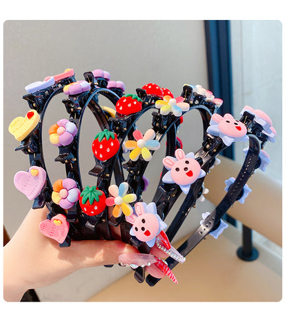 Bandeau pour enfants, accessoires pour cheveux, pinces à cheveux pour filles, ne frappe pas, sangles pour cheveux, pinces à artefact cassantes 