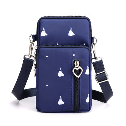 cute Mobile Phone Bag Female Messenger Bag New Korean Version All-match Mini Small Bag Mobile Phone Bag Hanging Neck Coin Purse