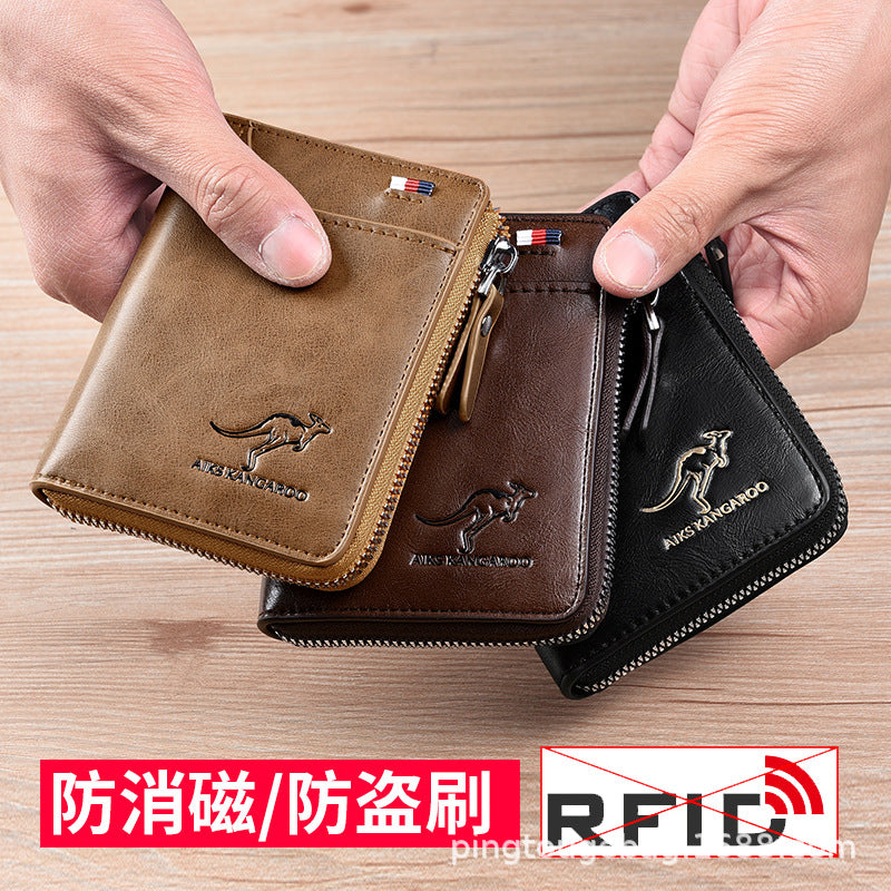 Anti-theft Card Holder Antimagnetic Wallet Men's Wallet Wallet Card Holder Fashion Wallet