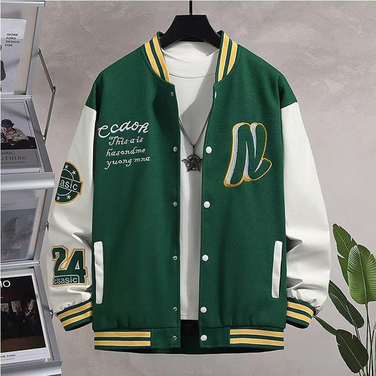 Baseball Uniforms Men's Spring And Autumn New Trendy Brand Tooling Couples Clothes Men's Autumn Wear American Casual Sports Jackets