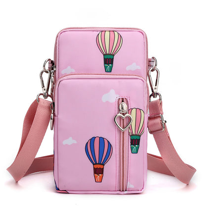 cute Mobile Phone Bag Female Messenger Bag New Korean Version All-match Mini Small Bag Mobile Phone Bag Hanging Neck Coin Purse