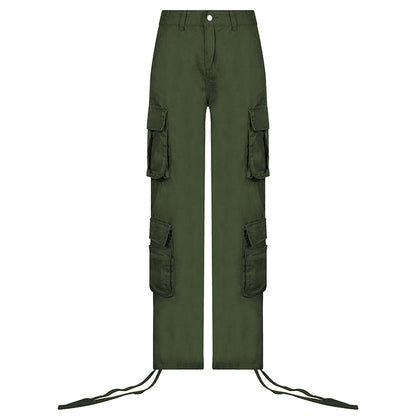 Pantalon Cargo Y2K pour femme, Baggy, jambes larges, rétro, jean papa pour femme 