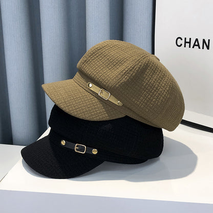 Chapeau béret de style britannique pour femmes 