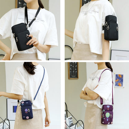 cute Mobile Phone Bag Female Messenger Bag New Korean Version All-match Mini Small Bag Mobile Phone Bag Hanging Neck Coin Purse