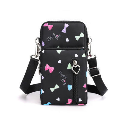 cute Mobile Phone Bag Female Messenger Bag New Korean Version All-match Mini Small Bag Mobile Phone Bag Hanging Neck Coin Purse