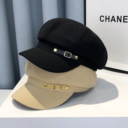 Chapeau béret de style britannique pour femmes 