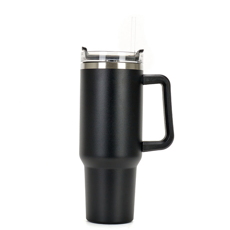 Coffe Cup Steel Heat Preservation Cold With Straw Coffee Cup