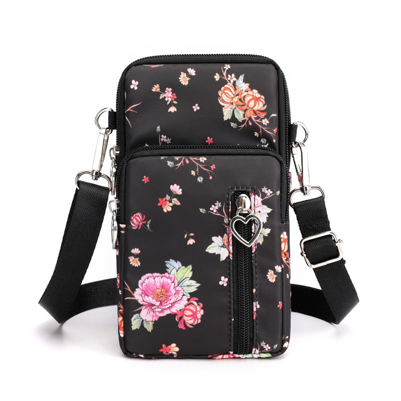 cute Mobile Phone Bag Female Messenger Bag New Korean Version All-match Mini Small Bag Mobile Phone Bag Hanging Neck Coin Purse