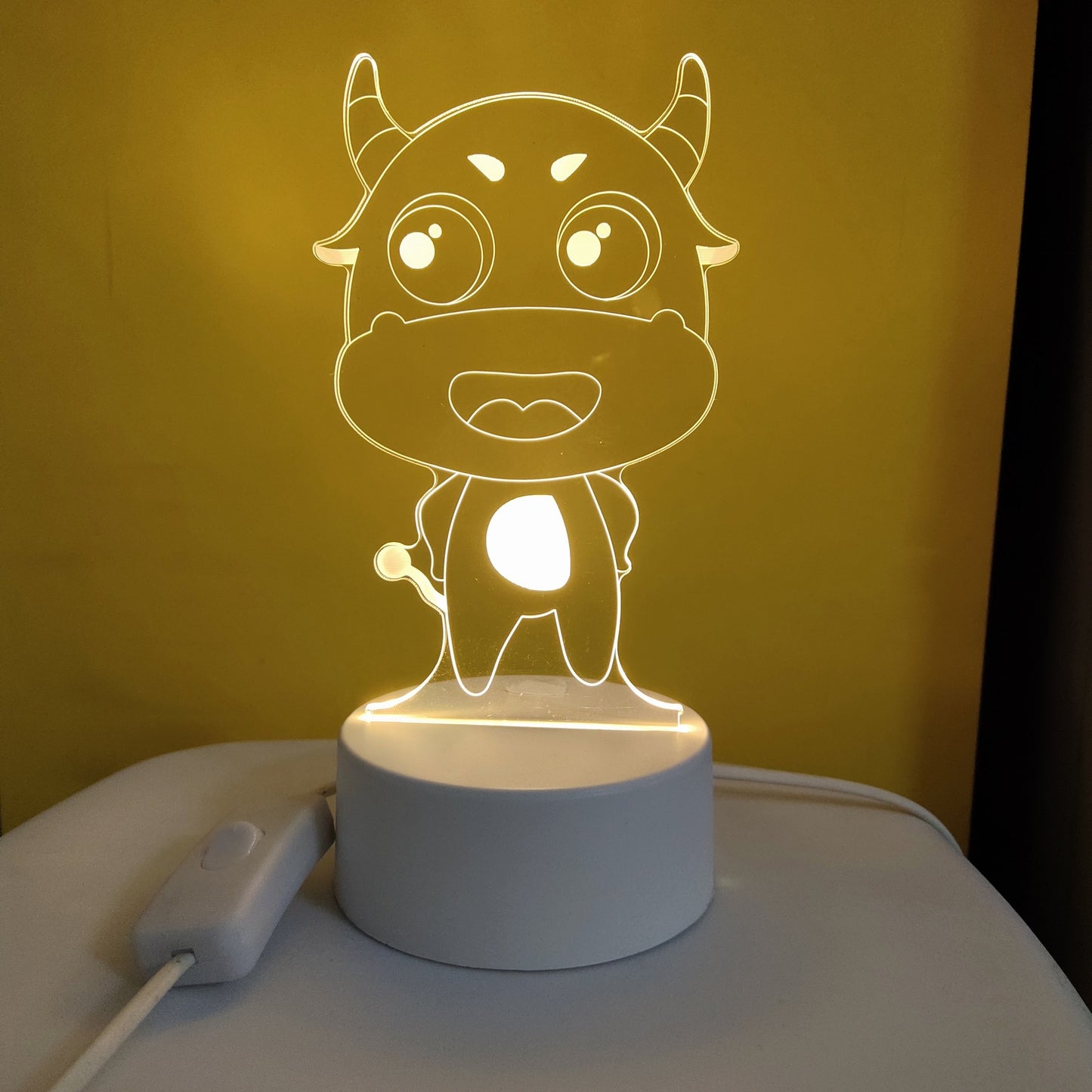 3D Night Light LOGO Welfare Holiday Gift Opening Event Advertising Gift Night Light