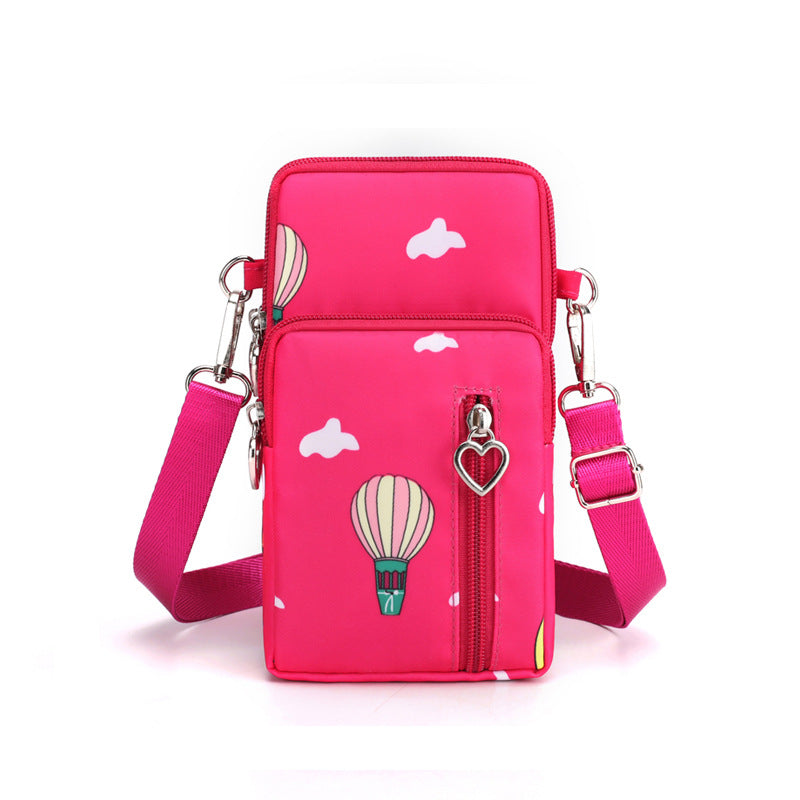 cute Mobile Phone Bag Female Messenger Bag New Korean Version All-match Mini Small Bag Mobile Phone Bag Hanging Neck Coin Purse