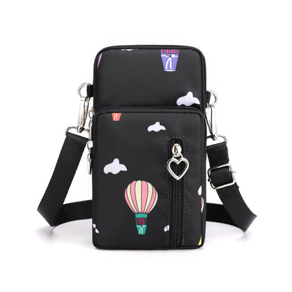 cute Mobile Phone Bag Female Messenger Bag New Korean Version All-match Mini Small Bag Mobile Phone Bag Hanging Neck Coin Purse