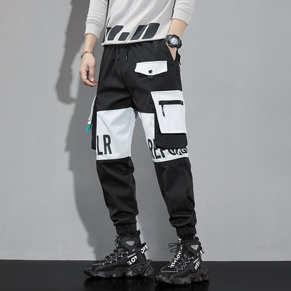 Salopette japonaise en coton pour hommes, pantalon ample de marque Tide, décontracté, nouvelle collection printemps et automne 