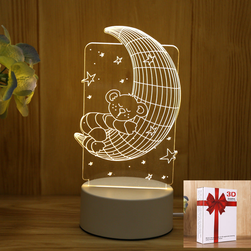 3D Night Light LOGO Welfare Holiday Gift Opening Event Advertising Gift Night Light