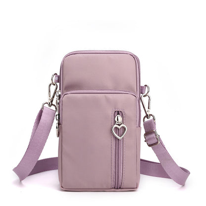 cute Mobile Phone Bag Female Messenger Bag New Korean Version All-match Mini Small Bag Mobile Phone Bag Hanging Neck Coin Purse