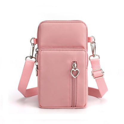 cute Mobile Phone Bag Female Messenger Bag New Korean Version All-match Mini Small Bag Mobile Phone Bag Hanging Neck Coin Purse