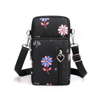 cute Mobile Phone Bag Female Messenger Bag New Korean Version All-match Mini Small Bag Mobile Phone Bag Hanging Neck Coin Purse