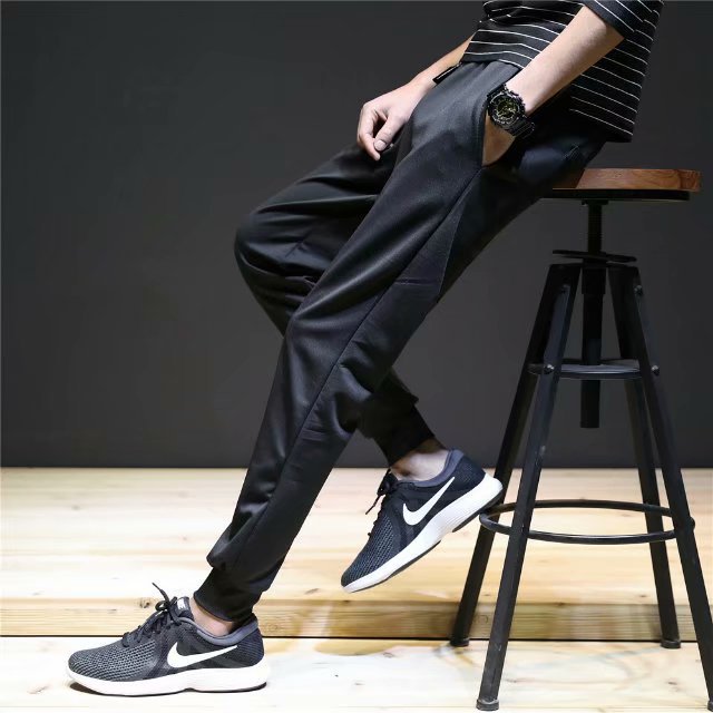 Men's Straight Loose Summer Thin Section Boys Korean Version Trendy All-match Pants Men's Casual Trousers