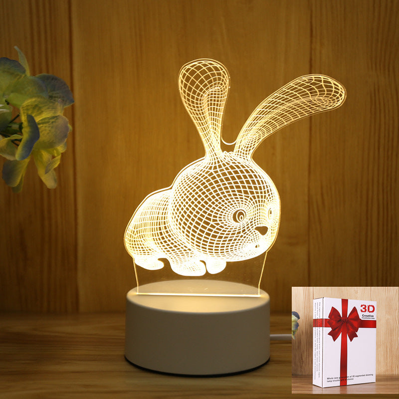 3D Night Light LOGO Welfare Holiday Gift Opening Event Advertising Gift Night Light