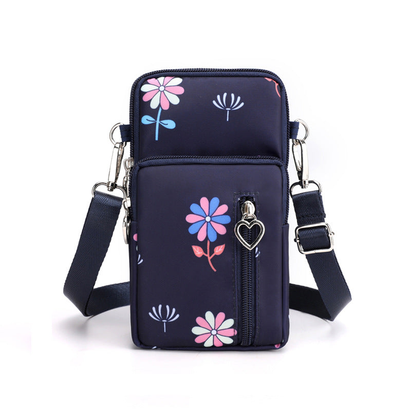 cute Mobile Phone Bag Female Messenger Bag New Korean Version All-match Mini Small Bag Mobile Phone Bag Hanging Neck Coin Purse