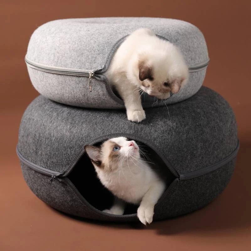 Cat Toy Donut Nest